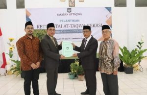 Yayasan Attaqwa Bekasi Lantik Dr. Saiful Bahri Jabat Ketua STAI Attaqwa Periode 2023-2028