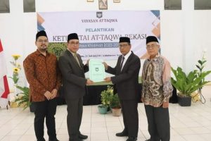 Yayasan Attaqwa Bekasi Lantik Dr. Saiful Bahri Jabat Ketua STAI Attaqwa Periode 2023-2028