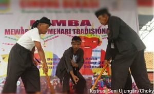 Seni Ujungan Jadi Logo Hari Jadi Kabupaten Bekasi ke 73