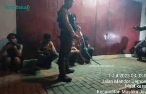 6 Remaja Ditangkap Tim Persisi Polres Metro Bekasi di Jalan Mandor Demong