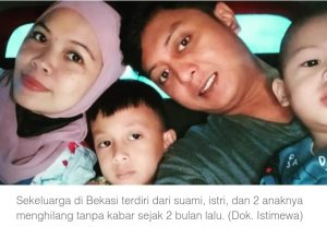 Satu Keluarga di Kranggan Bekasi Dikabarkan Hilang