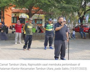 Sambut Hari Jadi Kabupaten Bekasi dan HUT RI, Camat Tambun Utara Gelar Perlombaan