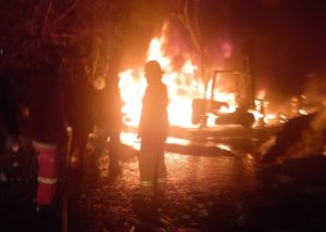 Pabrik Limbah Karet di Padurenan Terbakar, Kerugian Ditaksir Rp500 Juta