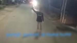 Aksi Pungli Adang Sopir Truk Melintas di Pulo Timaha Babelan
