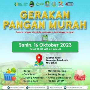 Pemkot Bekasi Gelar Acara Pangan Murah, dari Telur Ayam Hingga Minyak Goreng