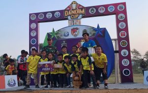 Tajimalela FA U 8 Juara Dandim Cup 2023 di Harapan Indah