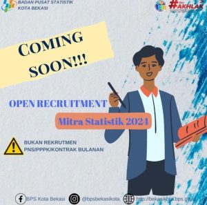 Badan Statistik Bekasi : Rekrument Mitra Statistik 2024 Kembali Di Buka, Ini Syarat dan Cara Daftarnya!