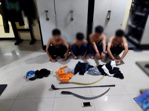 Gagal Melarikan Diri, Empat Remaja Bercelurit Digulung Polisi di Bekasi Barat