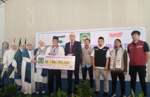Kaum Ibu Majelis Taklim Kumpulkan Rp1,8 Miliar Galang Donasi Palestina