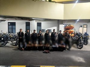 Joki Balap Liar Usia di Bawah Umur Diduga Hendak Balapan Motor Digiring Polisi
