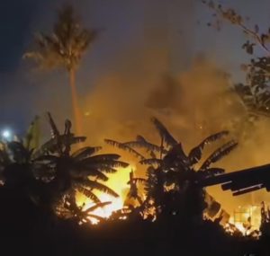 Kebakaran di Jalan Baru, 3 Rumah Hangus Dilalap Si Jago Merah