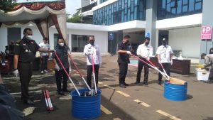 Kejari Kota Bekasi Bakar Sabu, Barbuk Kejahatan Sepanjang Tahun 2023