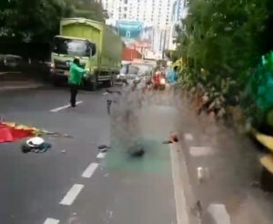 Gagal Salip Truk Trailer Pengemudi Ojol Meninggal, Begini Kronologisnya