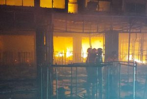 Kebakaran Pertokoan di Chandrabaga Diduga dari Hubungan Arus Pendek