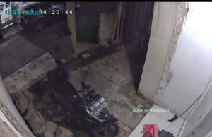 Aksi Maling Motor di Bekasi Gagal Gegara Alarm Berbunyi