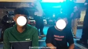Diduga Begal, 2 Remaja Dibekuk Polisi di Jalan Cipendawa