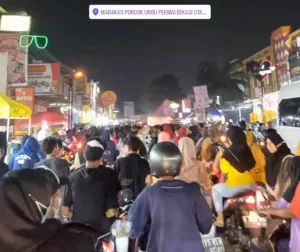 Jelang Lebaran, Tempat Perbelanjaan Kaki 5 di Marakash Macet