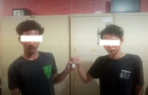 Bawa Sabu 5,80 Gram, 2 Pemuda di Sukatani Digiring Polisi