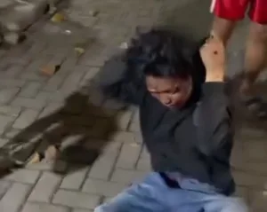 Maling Babak Belur Dihajar Warga Saat Hendak Mencuri Motor