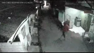 Maling Motor di Kp.Pengarengan Kaliabang Terekam CCTV, Sepeda Motor Milik Haji Kwik Raib