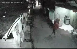 Maling Motor di Kp.Pengarengan Kaliabang Terekam CCTV, Sepeda Motor Milik Haji Kwik Raib