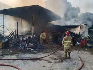 Ini Penyebab Kebakaran di PT.Otiz Teknologi Indonesia 