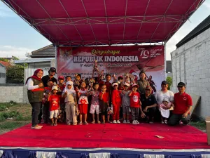 Lomba Sepeda Hias antar Warga RT 06 Kavling Pengarengan Meriahkan HUT RI ke 79