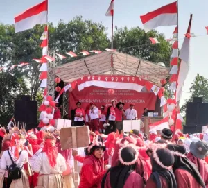 Pemerintah Desa Srimukti Gelar Kegiatan Karnaval Unik Rayakan HUT RI ke 79