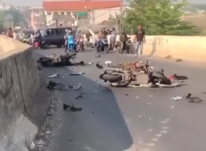 Kronologi Kecelakaan ‘Adu Banteng’ di Fly Over Tarumajaya Menewaskan Seorang PNS