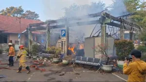 Ini Kronologi Pendopo Kecamatan Bekasi Selatan Dilalap Api