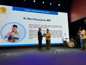 Peduli Disabilitas, Heri Koswara Terima Penghargaan Sebagai Sosok Inspiratif dalam IBK Day 2024