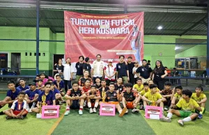 Ajak Anak Muda Untuk Hidup Sehat, Heri Koswara Gelar Turnamen Futsal di Bekasi Timur