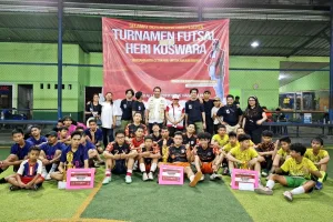 Ajak Anak Muda Untuk Hidup Sehat, Heri Koswara Gelar Turnamen Futsal di Bekasi Timur