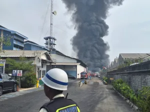 Saksi Mata Ungkap Detik-detik Kebakaran Pabrik di Medan Satria
