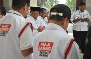 Heri Koswara Berdoa Menjelang Debat Perdana di Televisi