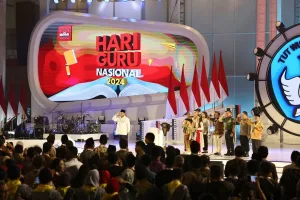 Puncak Hari Guru Nasional, Presiden Prabowo Janji APBN 2025 Sektor Pendidikan Jadi Prioritas
