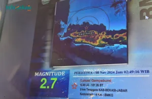 Bekasi Sempat Diguncang Gempa Dini Hari Tadi