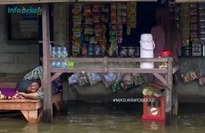 Banjir Rob di Pesisir Bekasi, Warga Minta Wapres Gibran Datang ke Babelan