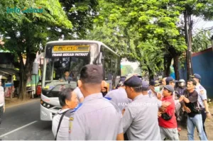 Buntut Diadang Angkot, Dishub dan Polisi Jaga Trayek Biskita