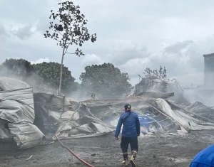 Ini Penyebab Kebakaran Pabrik PT. Trugon Rubbernas Indonesia