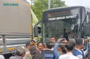 Biskita Trans Bekasi Patriot Diadang Para Sopir Angkot, Ini Penyebabnya