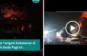 Kebakaran di Jatiwaringin, Api Melalap Toko Roti