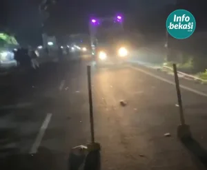 Pemotor Terlibat ‘Adu Banteng’ di Kalimalang, 3 Orang Meninggal 1 Luka