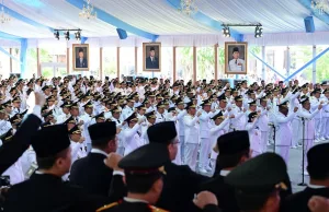 Momen Bersejarah Ratusan Kepala Daerah Dilantik Serentak di Istana Presiden