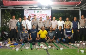 Polsek Setu Gelar ‘Ngopi Kamtibmas’ Bareng Warga Desa Lubang Buaya
