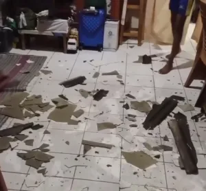 Berita Foto: Rumah Warga Kampung Buwek Kena Tiup Puting Beliung
