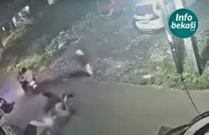 Seorang Ibu Korban Begal Motor di Gang Al Barkah Rawamulya, Pelaku 4 Orang Terekam CCTV