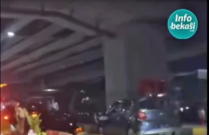 Insiden Arah Pintu Masuk Tol Becakayu, Seorang Pria Mengamuk
