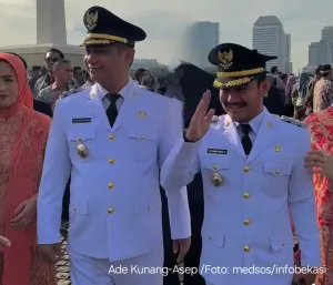 Ade Kunang-Asep Dilantik Jadi Bupati dan Wabup Bekasi, Ini Pesan Presiden Prabowo