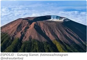 Kronologi Pendaki Asal Bekasi Meninggal Jatuh Mendaki Gunung Slamet